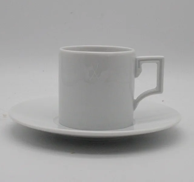 MEISSEN,BERLIN, ESPRESSOTASSE MIT UNTERTASSEN 50ML, NEU, 1.WAHL MIT OVP.
