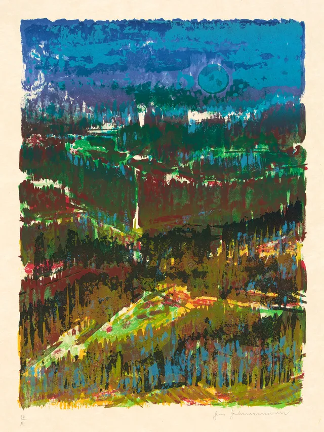 Johannessen, Jens — "Et trøndersk landskap I" 1988