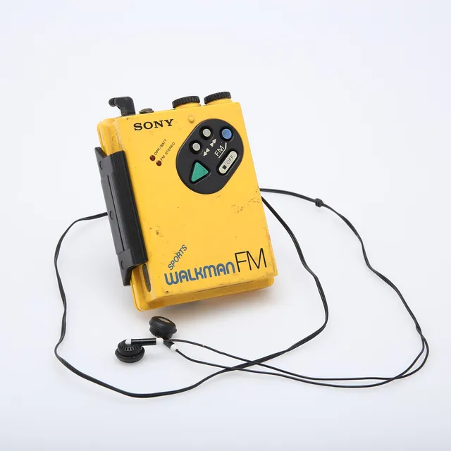 WALKMAN, Sony, Sports, modell WM-F5 batteridriven.