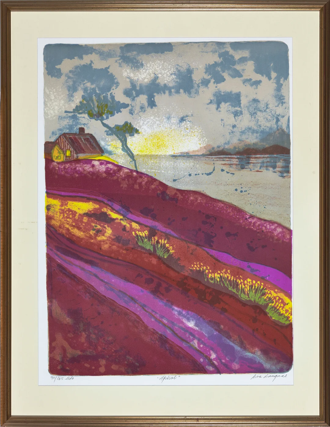 Langaas, Eva — "Høstsol" — Kunst/Grafikk — Blomqvist
