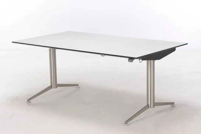 Paul Leroy for Paustian. Desk / work table, model Spinal, electric raise/lower function