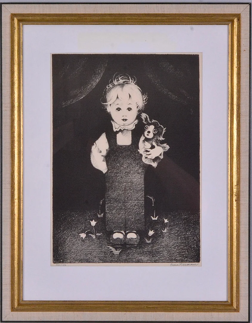 EINAR NERMAN. Litografi. — Engravings & Prints — Halmstads Auktionskammare