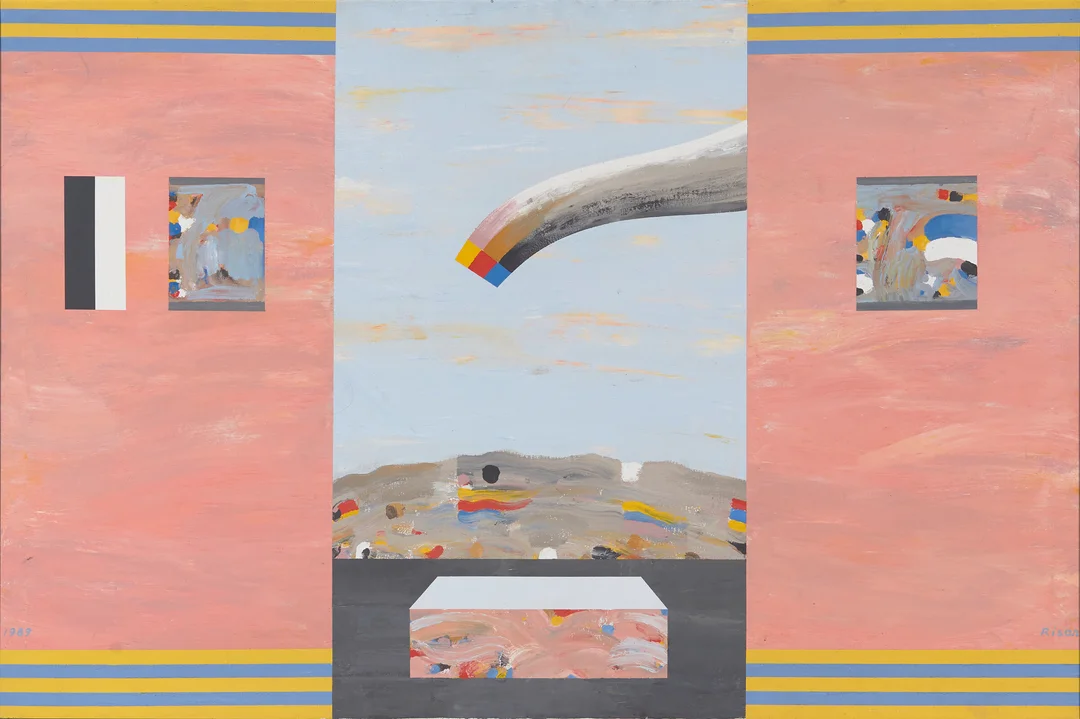 Risan, John Anton — Komposisjon, 1989 — Kunst/Maleri — Blomqvist