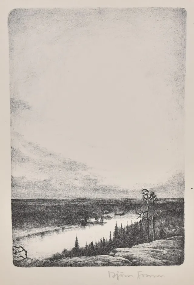 BJÖRN JONSSON. Parti litografier, 1-mapp.