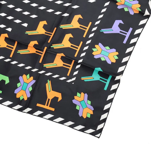 Lanvin silk scarf.