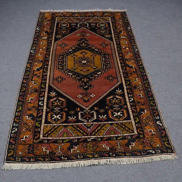 ÄKTA MATTA, YAHYALI, ULL, TURKIET (222X114).