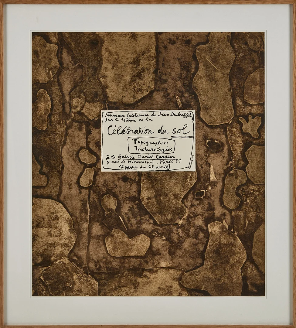 JEAN DUBUFFET. "Celebration du Sol - Topographies, Texturologies". — Engravings & Prints — Stockholms Auktionsverk Magasin 5