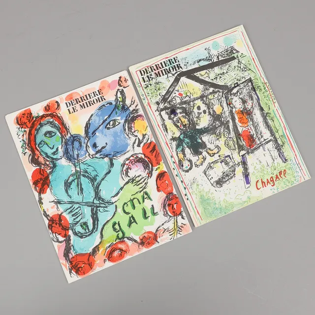 DERRIERE LE MIROIR, nr 182 1969 och nr 198 1972.
