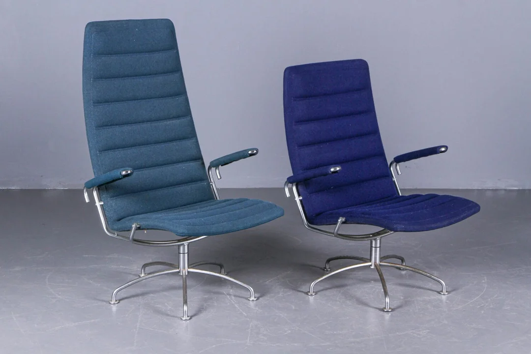Jens Ammundsen. To lufthavnsstole (2) — Furniture/Lounge chairs — Lauritz