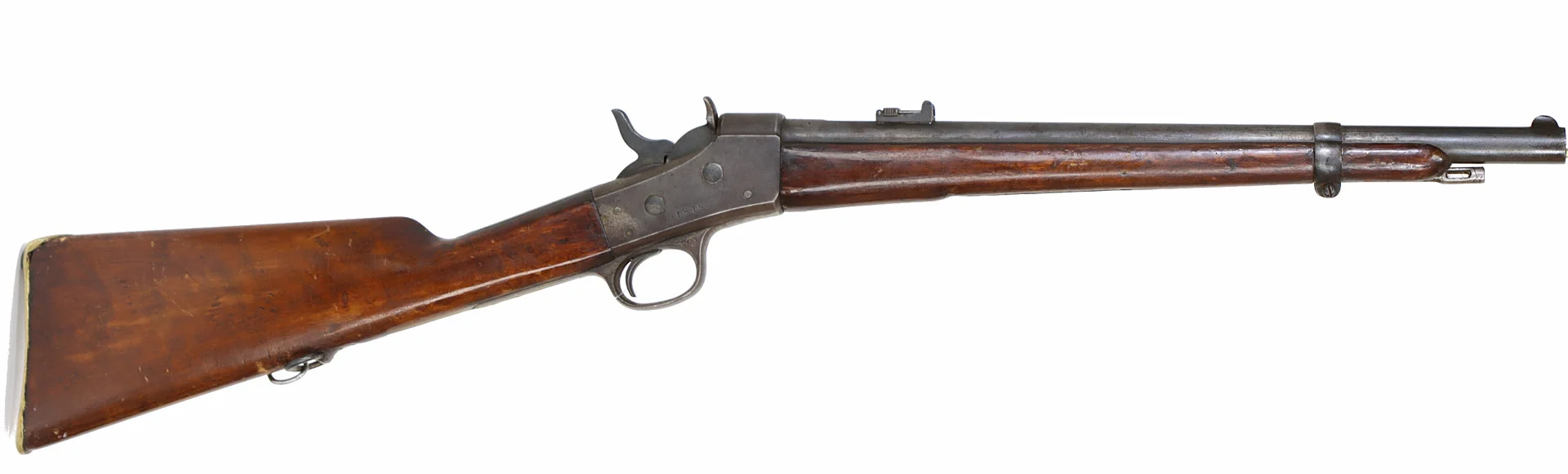 GEVÄR, Rollingblock, modell 1885 karbin, kaliber 12,7x44R, tillv.nr 3028, se-nr begagnad. — Military weapons — Walter Borg