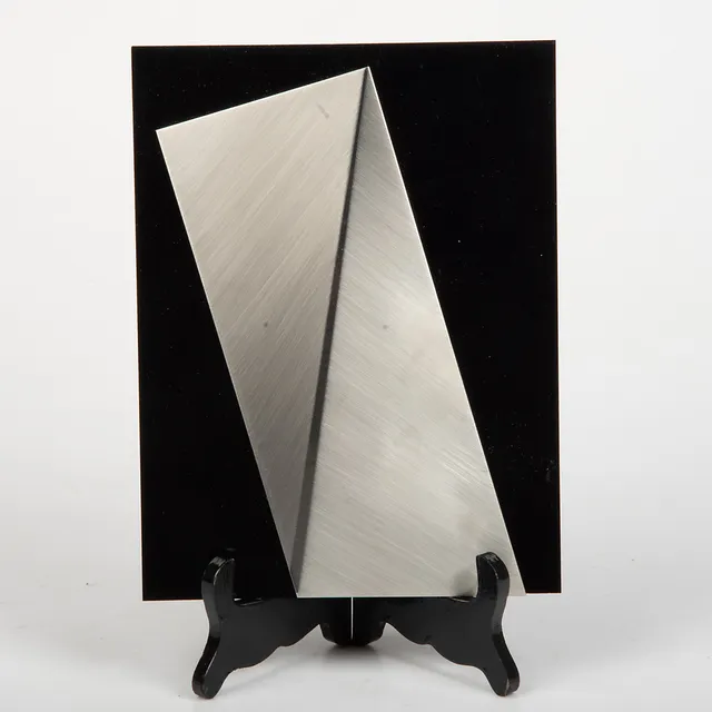 ALEXIUS HUBER. Relieff, aluminium, signerad.