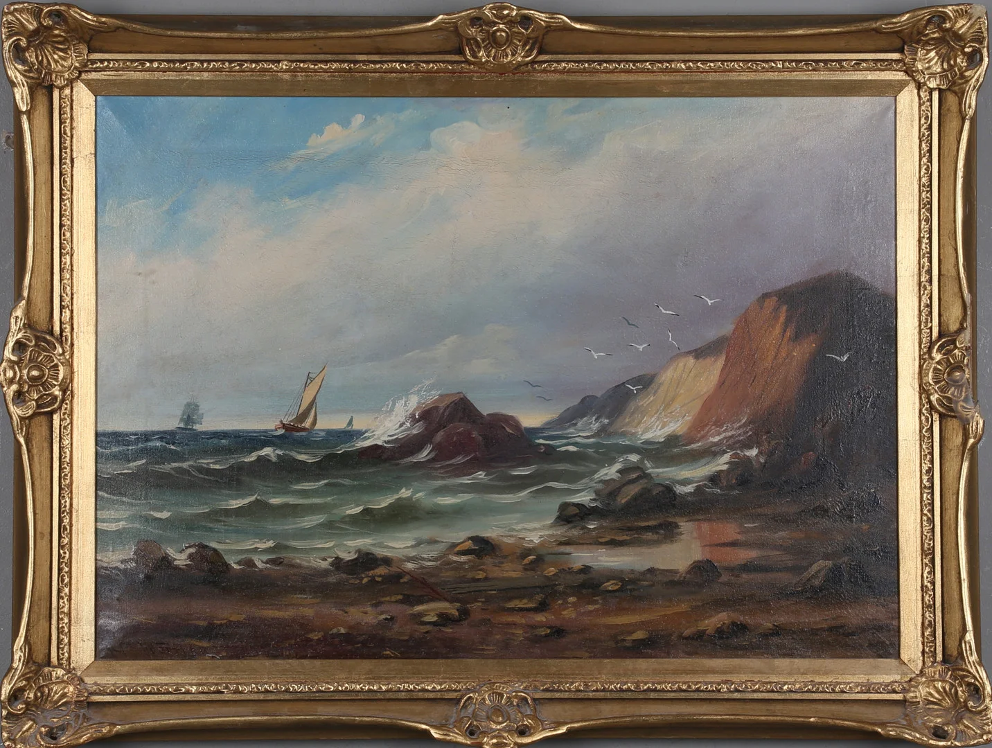 ALFRED WETTERSTRÖM. olja på duk, signerad och daterad 1907. — Paintings — Gomér & Andersson Norrköping