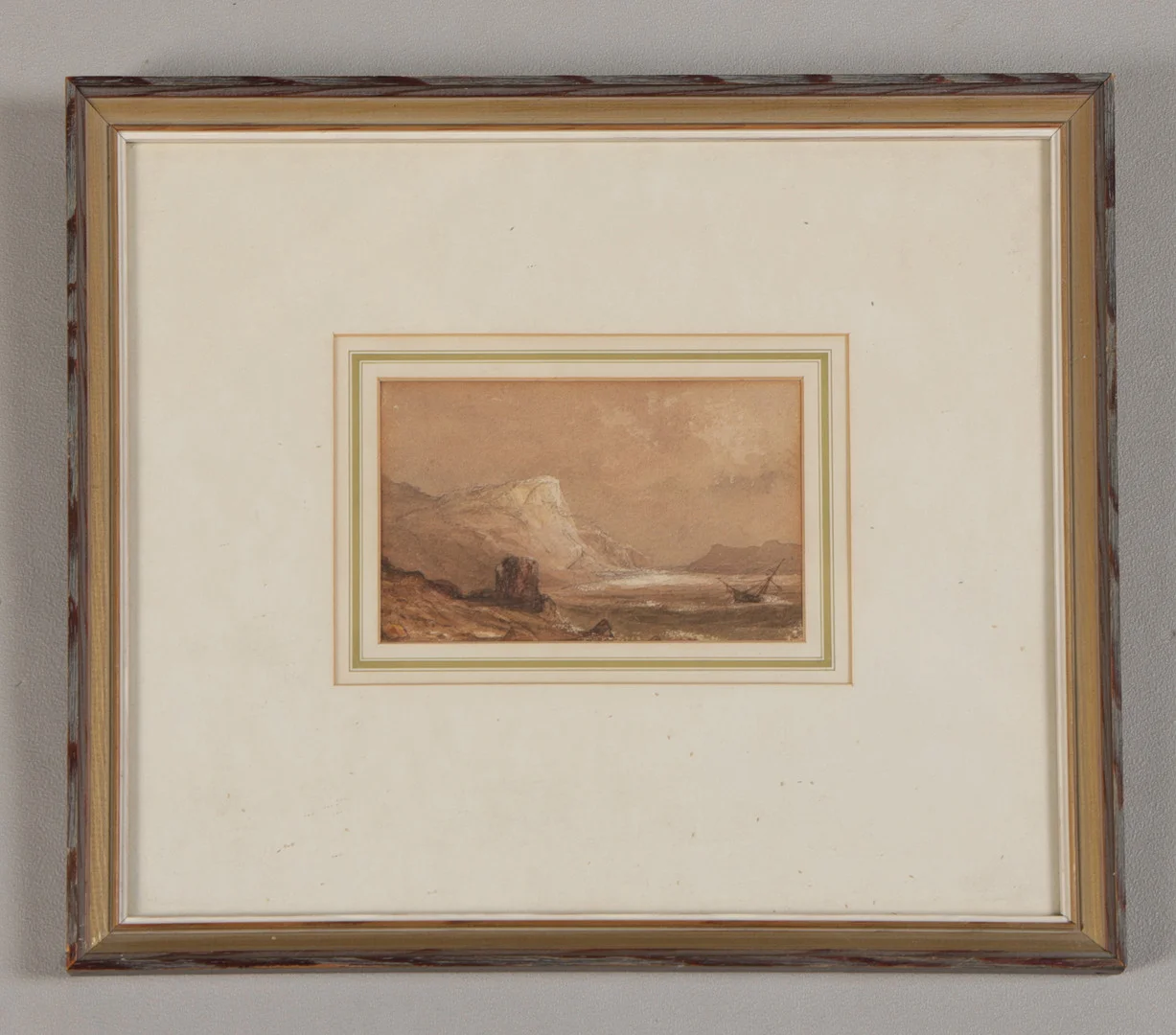 19TH CENTURY BRITISH SCHOOL "SHIPWRECK BY THE COAST". — Paintings — Bishop & Miller