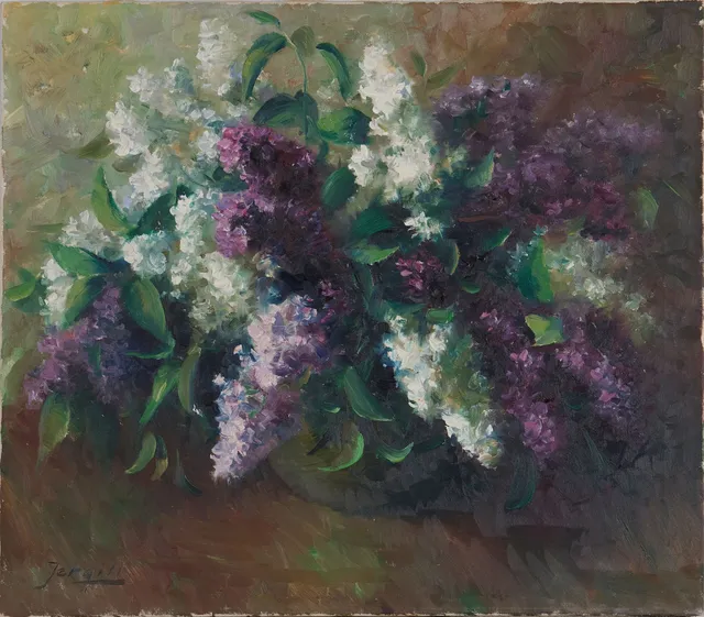 TORALF JERGILL. (1900-1995), Blomsterstilleben, olja på duk, signerad Jergill.
