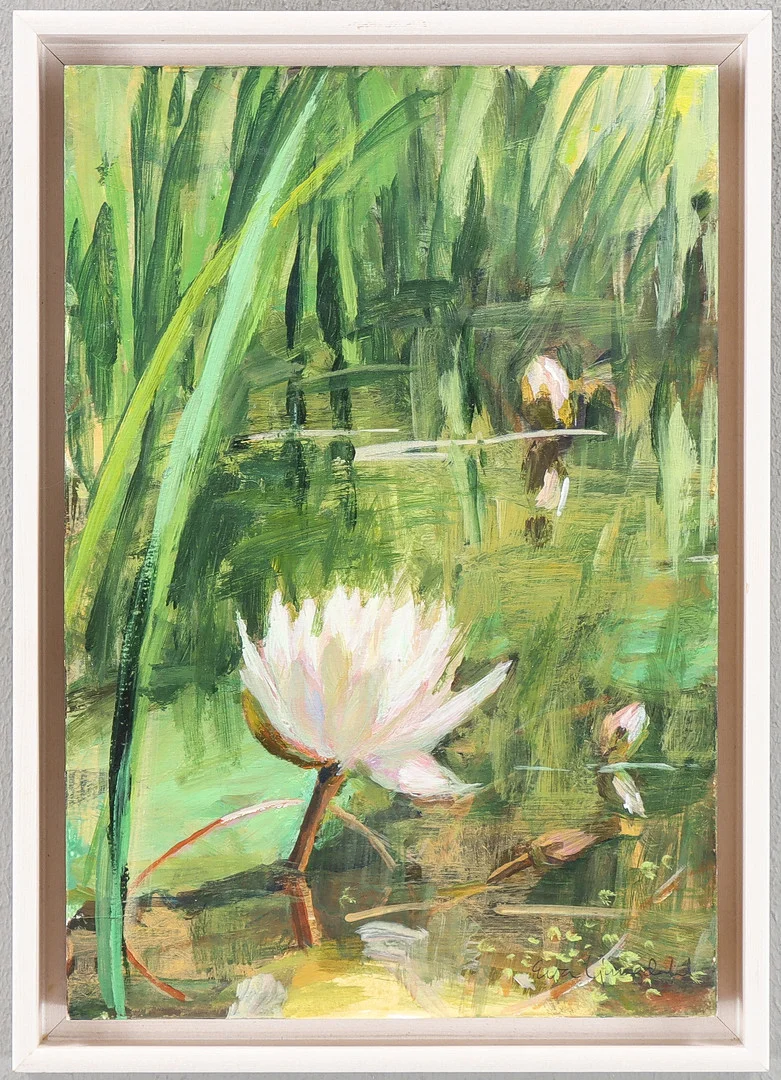 EVA LJUNGDAHL. Olja på papp, signerad. — Paintings — Karlstad Hammarö Auktionsverk