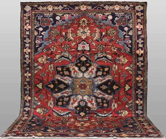 ORIENTMATTA, Baktiari, handknuten, ca 304 x 214 cm.