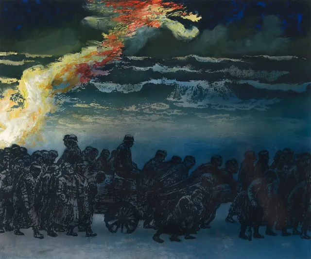Johnson, Kaare Espolin — "Fangetoget (Finnmark 1944)"