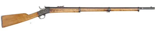 673. GEVÄR, svenskt, enkelskott, fabrikat Husqvarna, modell 1867, kaliber 12,7x44R, tillv.nr 31, se-nr SE0747154.