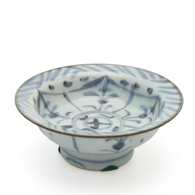 SKÅL på FOT, porslin, "stemcup", Ming stil, Kina.