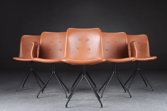 Bent Hansen for Gumbo Studio. Six shell chairs, model 'Premium' (6)