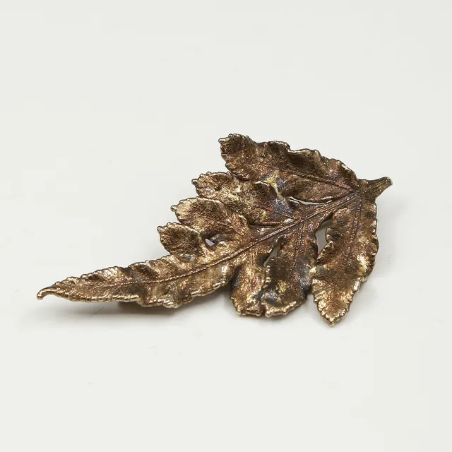 FLORA DANCIA, BROSCH, STERLINGSILVER, EGGERT, DANMARK.