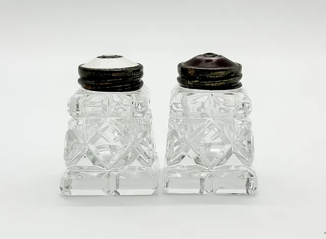 SALT & PEPPARKAR, silver, emalj, Norge.