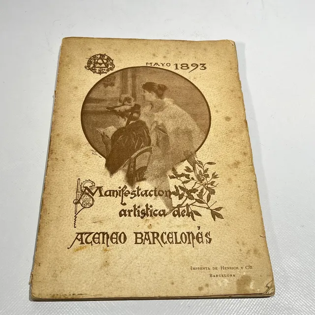"Manifestación artística del Ateneo Barcelonès, Mayo de 1893".