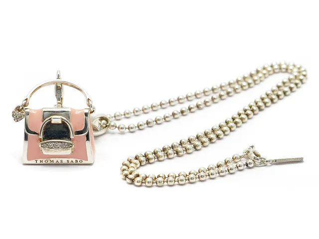 KEDJA/HÄNGE, THOMAS SABO sterling silver kulkedja 45 cm berlock silver/rosa