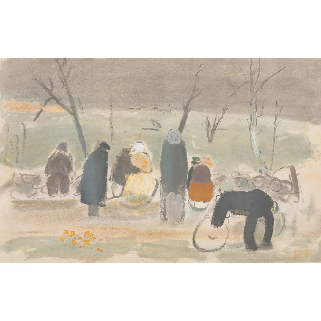 RAGNAR PERSON. Färglitografi, signerad. — Engravings & Prints — Helsingborgs Auktionskammare