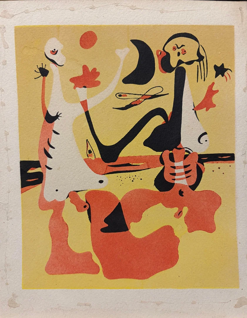 JOAN MIRÓ. "Davant el mar". — Drawings — Balclis