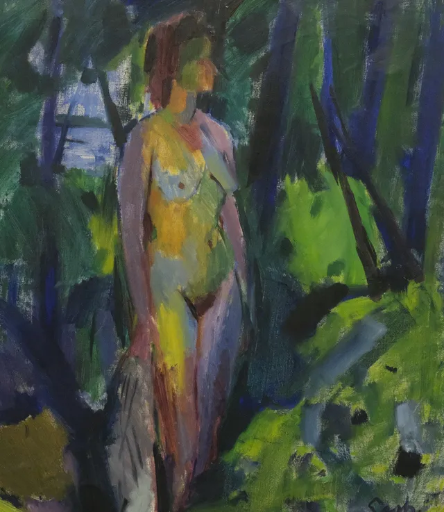 GERHARD LUNDBERG. OLJA PÅ DUK.