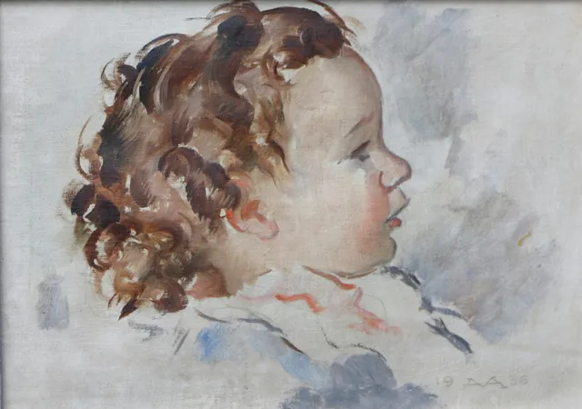ANTONI VILA ARRUFAT. Portrait of a boy.