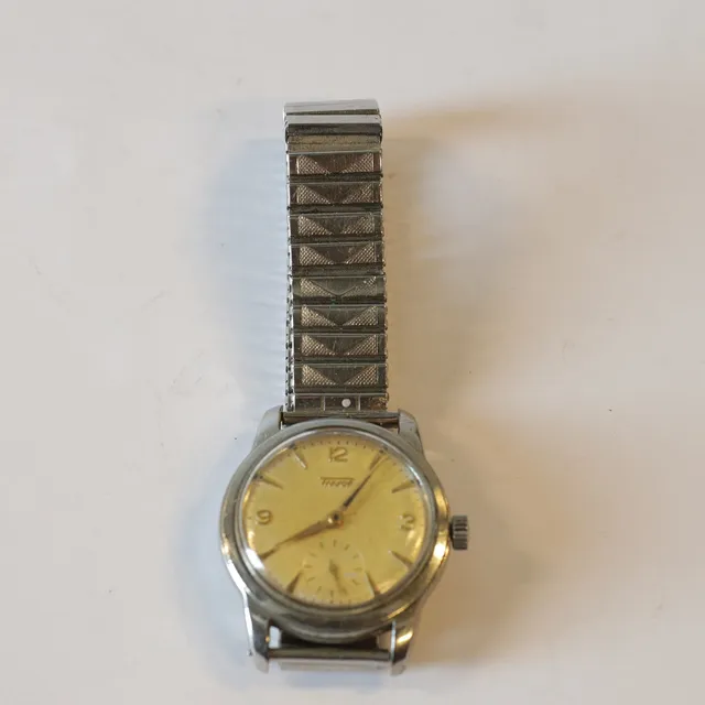 ARMBANDSUR, stål, Tissot, manuell, 1900-tal.