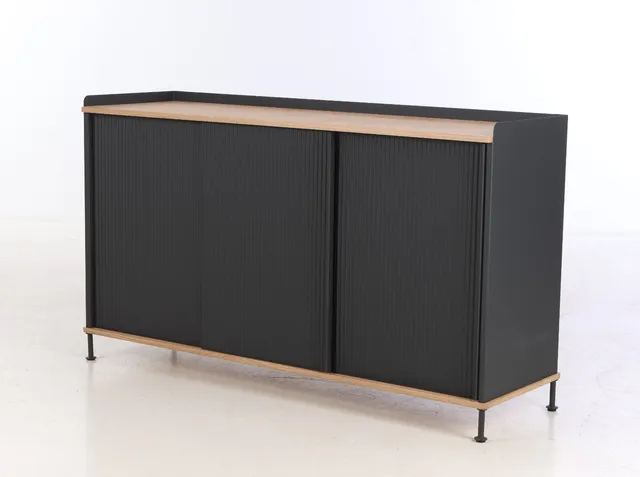 Thomas Bentzen for Muuto. Enfold Sideboard. Oak / Black