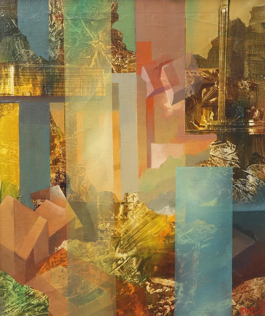 AKOS SOLLAR. Olja på duk, signerad. — Paintings — Växjö Auktionskammare