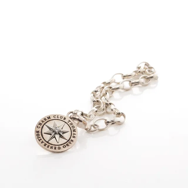 THOMAS SABO. Armband, Sterlingsilver, Cubic zirkon.