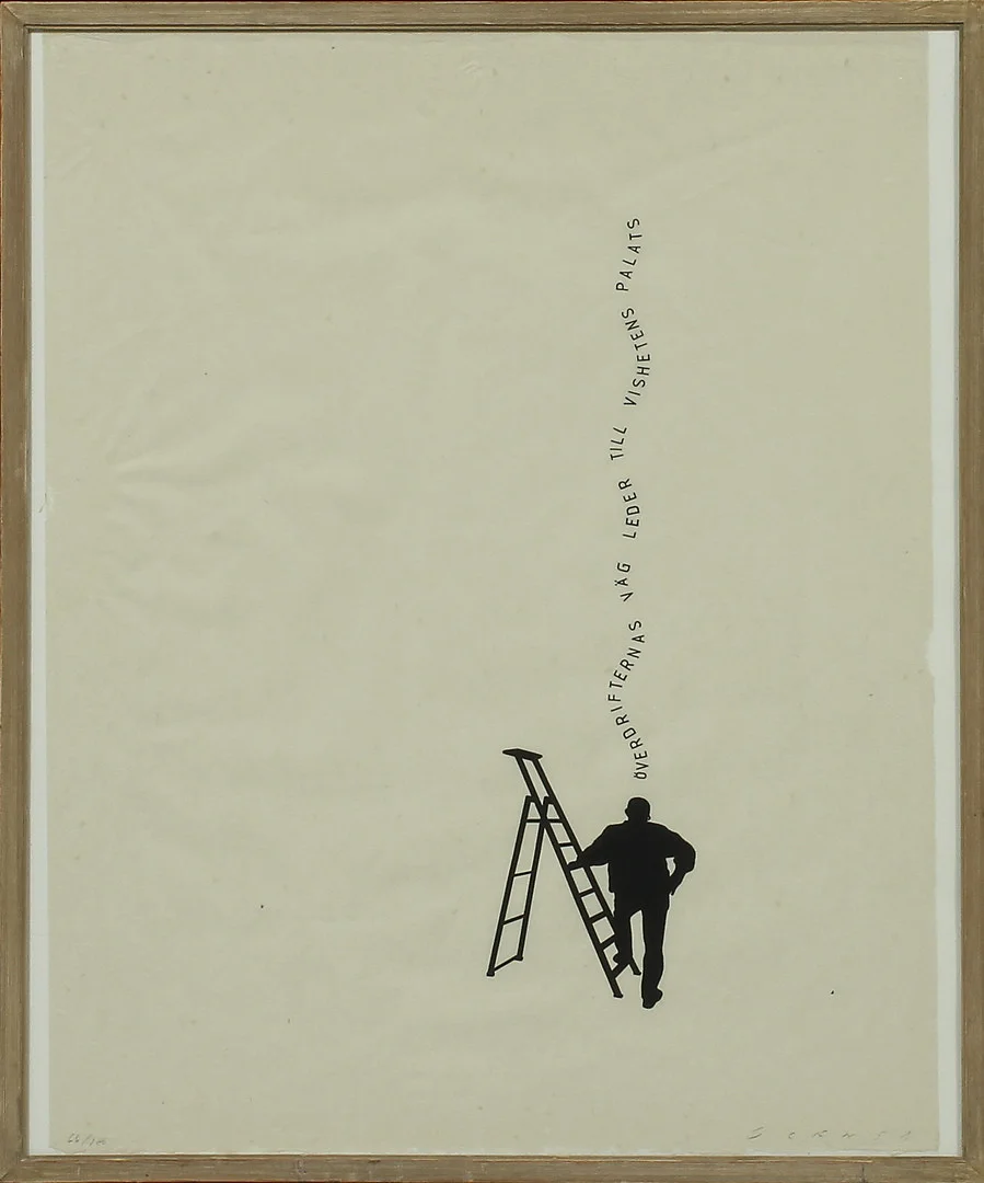 JAUME PLENSA. Vishetens palats, litografi, sign o numrerad 66/100. — Engravings & Prints — Göteborgs Auktionsverk