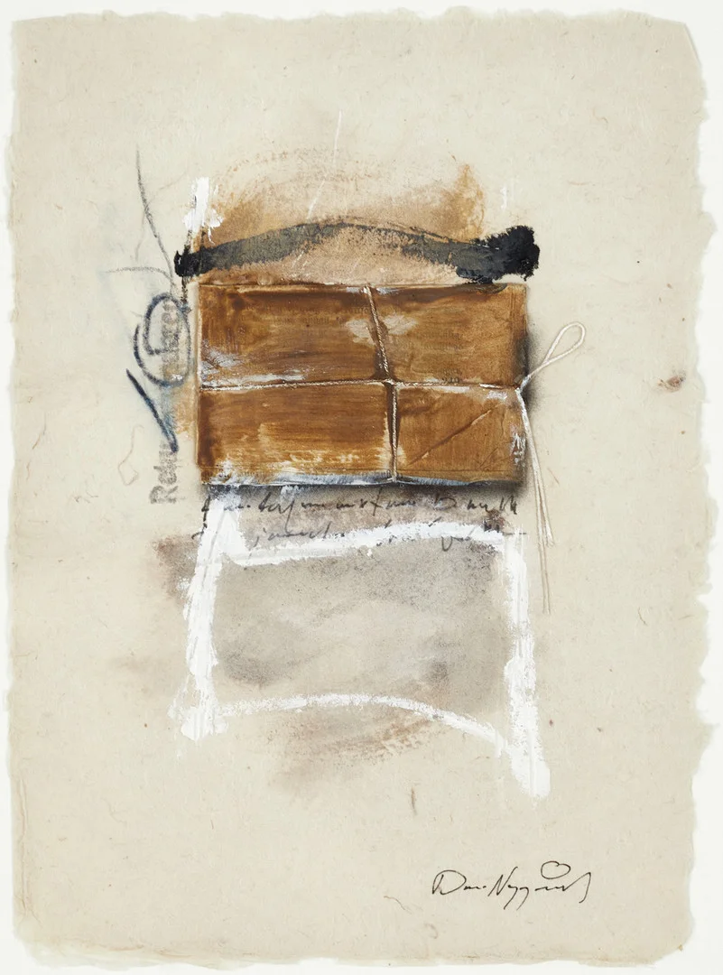 DAN NYGÅRDS (1944-2023). Blandteknik/collage, signerat. — Paintings — Crafoord Auktioner Stockholm