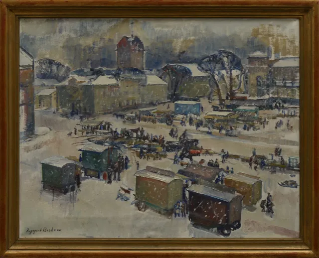 INGEGERD BESKOW. olja på duk, sign.