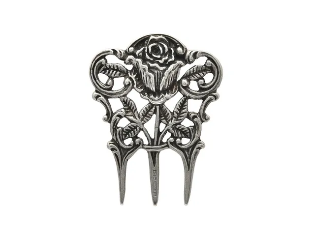 HÅRKAM, silver, längd 5 cm, GEWE, 1974, vikt 15,1 g