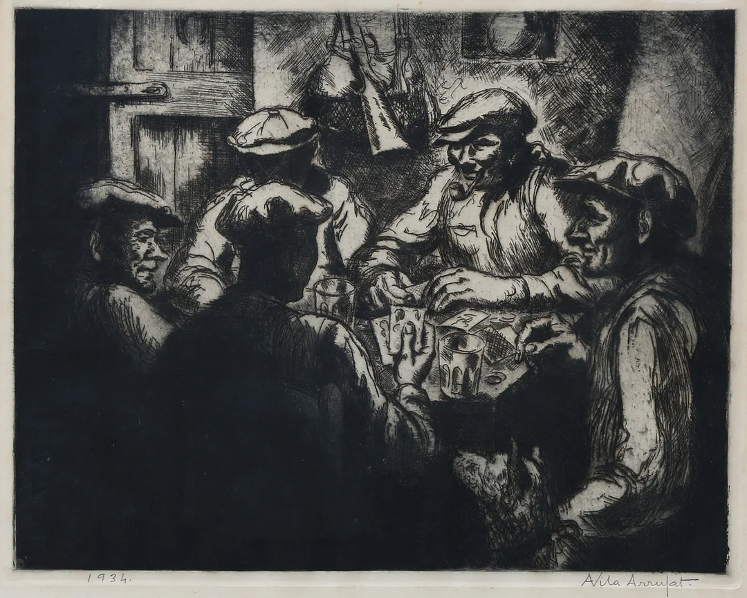 ANTONI VILA ARRUFAT. Interior. — Engravings & Prints — Balclis