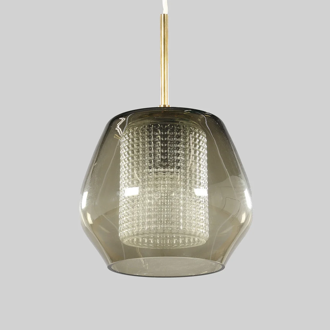 CARL FAGERLUND, taklampa, Orrefors. — Ceiling lights — Stockholms Auktionsverk Helsingborg