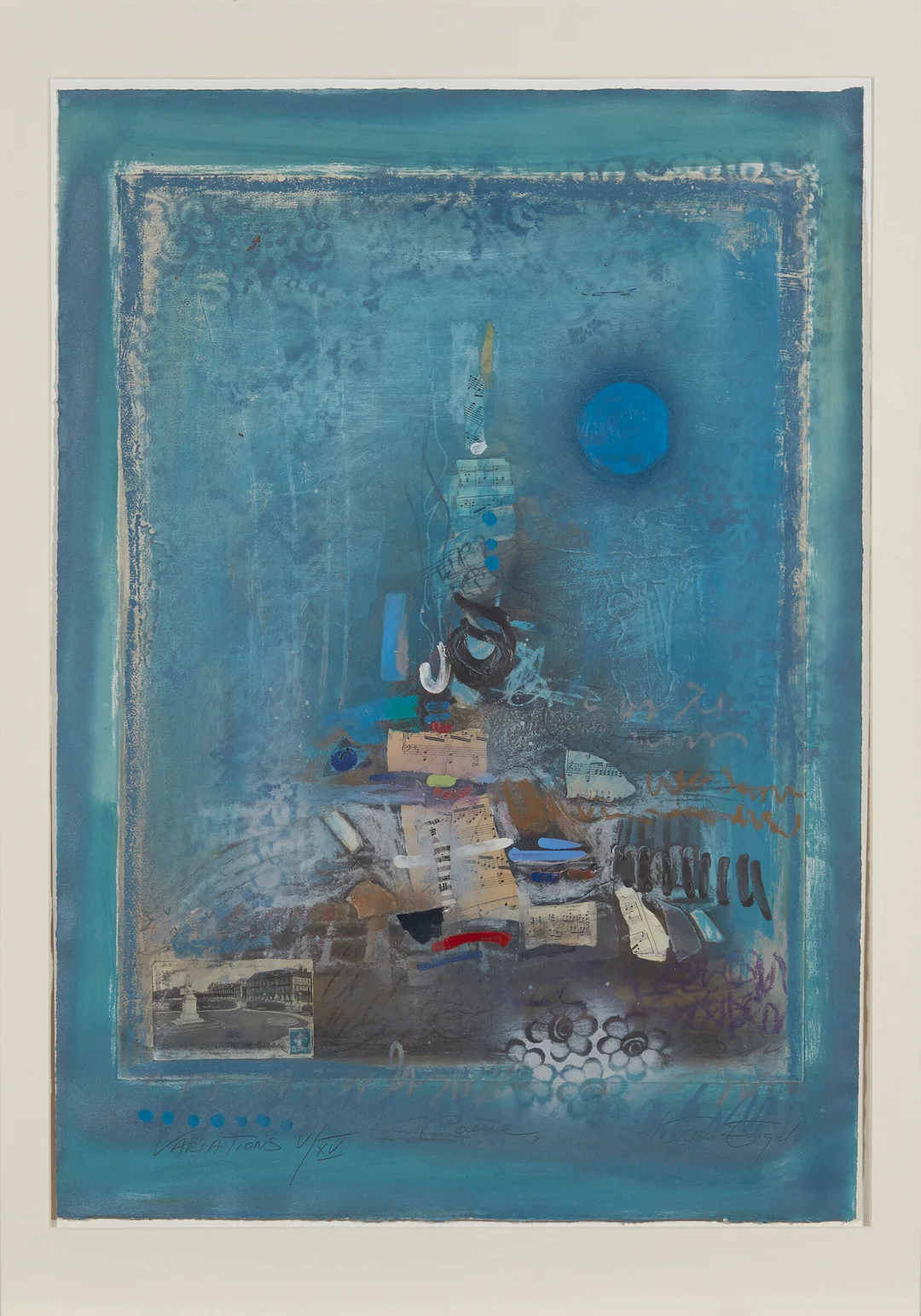 Engel, Nissan — "Poème" — Kunst/Grafikk — Blomqvist