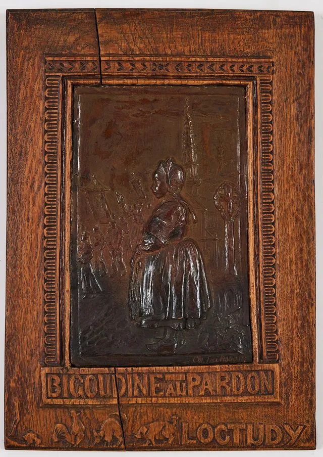 CHRISTIAN ERIKSSON. "Bretagne"/"Bigoudine au Pardon".