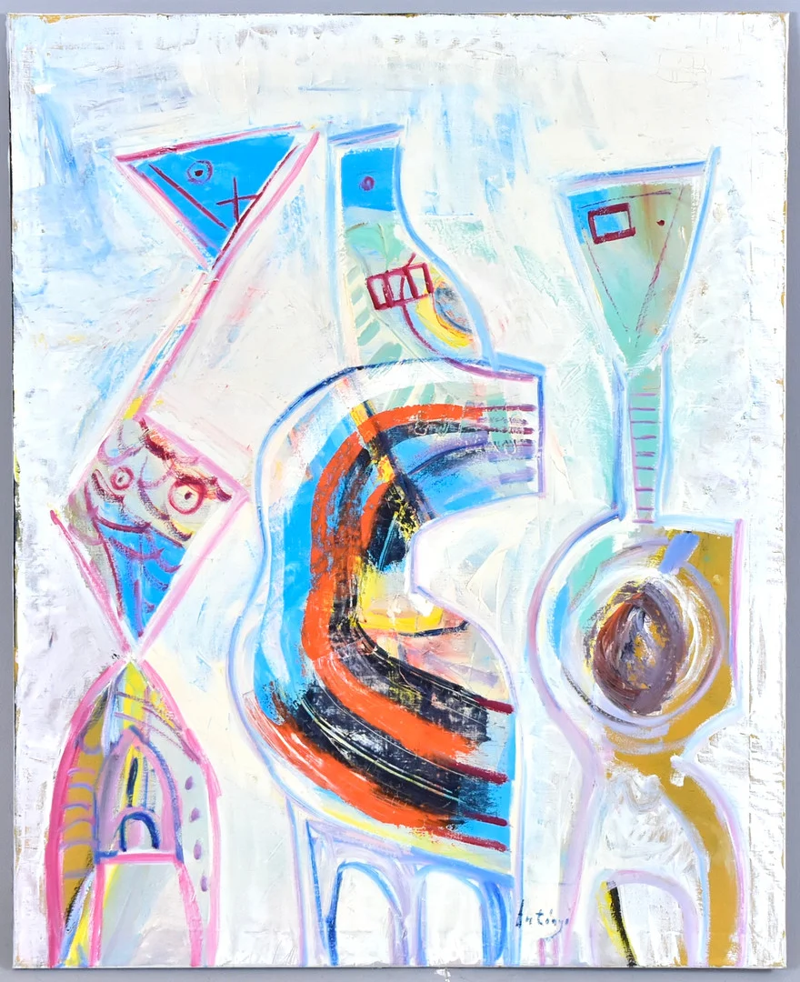 IMRE ANTONYI. Olja på duk. — Paintings — Halmstads Auktionskammare