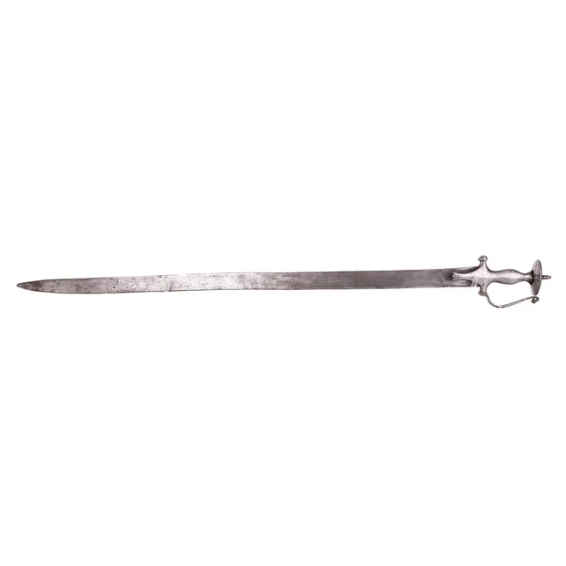 SABEL, Tulwar, järnfäste, Indien, 1800-tal.