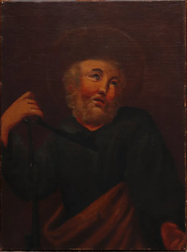 SPANISH SCHOOL, 18TH CENTURY. Saint Peter.