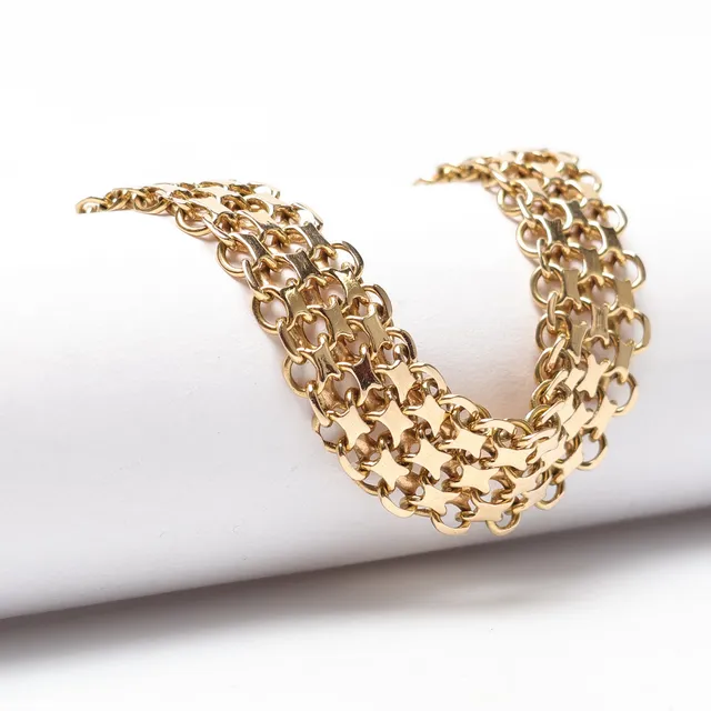 ARMBAND, 18K, Guld, vikt cirka 16,3 gram.