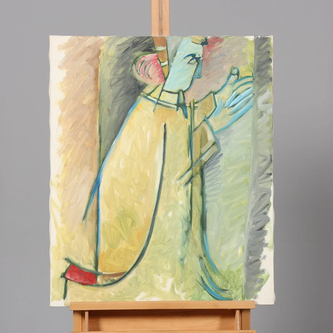 JONNY FORSSTRÖM. TILLSKRIVEN. OLJA PÅ DUK. — Paintings — Borås Auktionshall