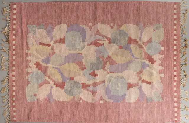 INGEGERD SILOW. Röllakan Matta, 233 x 163 cm. Monogramsignerad.